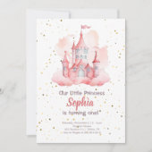 Magische Prinzessin zum Geburtstag, Prinzessin 1. Einladung (Vorderseite)