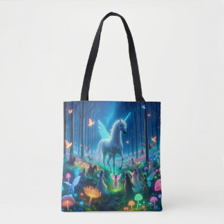 Magische Prozession durch Biolumineszenz Tasche