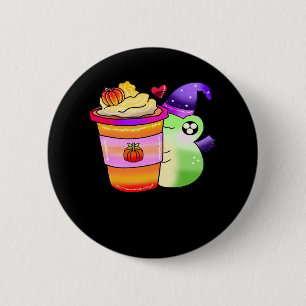 Magische Pumpkin Gewürztrank Latte Lover Button