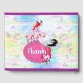 Magische Rainbow Baby Showkollektion Gästebuch (Rückseite)