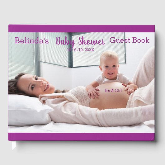 Magische Rainbow Baby Showkollektion Gästebuch (Vorderseite)