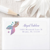 Magische Rainbow-Mermaid-Rücksendeadresse (Insitu)