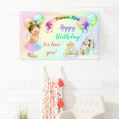 Magische Rainbow-Prinzessin-Burgbeförderung Banner (Insitu)