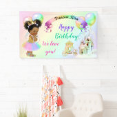 Magische Rainbow-Prinzessin-Burgbeförderung Banner (Insitu)