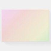 Magische Rainbow-Prinzessin-Burgbeförderung Gästebuch (Rückseite)