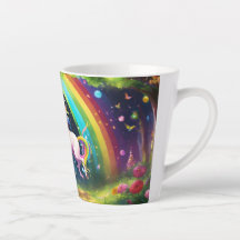 Magische Rainbow Unicorn Coffee Tasse Designs