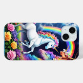 Magische Regenbogen Blume Landschaft Case-Mate iPhone Hülle (Rückseite (Horizontal))