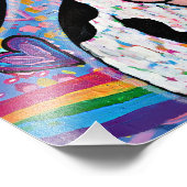 Magische Regenbogen-Moo-Moo-Liebe-Kuh Fotodruck (Ecke)