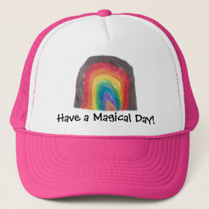 Magische Regenbogen Truckerkappe