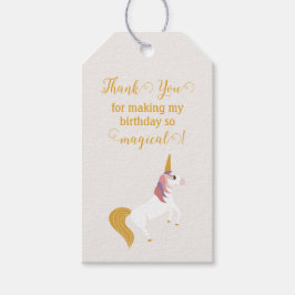 Magische Regenbogen und Einhörner Geschenkanhänger