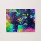 Magische Regenbogenkatze - Jigsaw Puzzle (Horizontal)