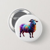 "Magische Regenbogenkunst Button (Vorne & Hinten)