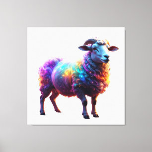 "Magische Regenbogenkunst Leinwanddruck