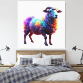 "Magische Regenbogenkunst Leinwanddruck (Insitu (Schlafzimmer))