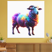 "Magische Regenbogenkunst Leinwanddruck (Insitu (Wohnzimmer))