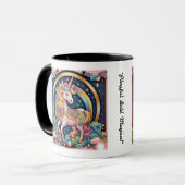 "Magische Regenbogenträume" Tasse (Vorderseite Links)