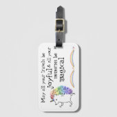 Magische Reise<customize name> Gepäckanhänger (Vorderseite Vertikal)