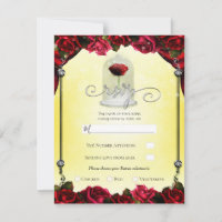 Magische Rote Rose Weißes Gold Silver Party UAWG