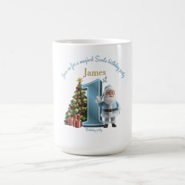 Magische Santa-Geburtstagseinladung – 1. Geburtsta Kaffeetasse