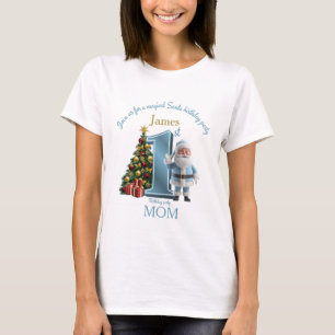 Magische Santa-Geburtstagseinladung – 1. Geburtsta T-Shirt