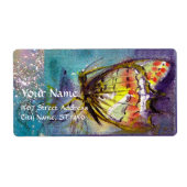 MAGISCHE SCHALTFLÄCHE IN BLAUEN GOLDEN GLITZERN (Vorne)