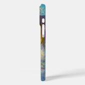 MAGISCHE SCHALTFLÄCHE IN BLAUEN GOLDEN GLITZERN Case-Mate iPhone HÜLLE (Rückseite / Links)