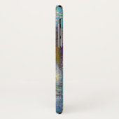 MAGISCHE SCHALTFLÄCHE IN BLAUEN GOLDEN GLITZERN Case-Mate iPhone HÜLLE (Hinten/Links)