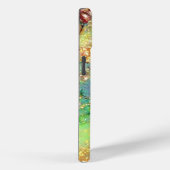 MAGISCHE SCHALTFLÄCHE IN BLAUEN GOLDEN GLITZERN Case-Mate iPhone HÜLLE (Rückseite / Rechts)