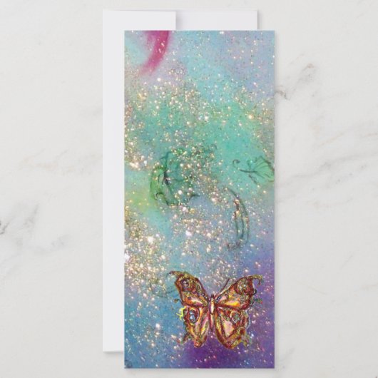 MAGISCHE SCHALTFLÄCHE IN GOLD-GLITZERN (Rückseite)