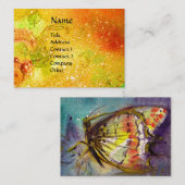 MAGISCHE SCHALTFLÄCHE IN GOLDGELBEN GLITZERN VISITENKARTE (Vorne/Hinten)