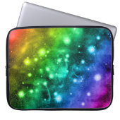 Magische Schein-Raum-Regenbogen-Laptop-Hülse Laptopschutzhülle (Vorderseite)