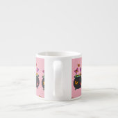 Magische Schmetterlinge aus einem Kessel Espressotasse (Rückseite)