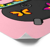 Magische Schmetterlinge aus einem Kessel Poster (Ecke)