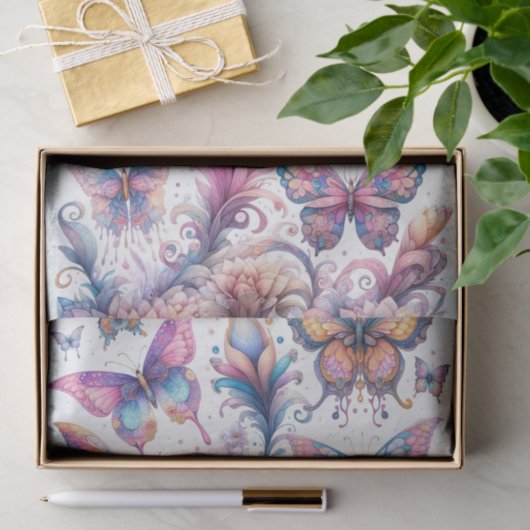 Magische Schmetterlinge Seidenpapier (Geschenk)