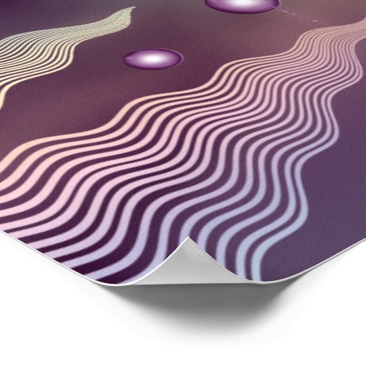 Magische Schmetterlingspostel | Wall Art - groß Poster (Ecke)