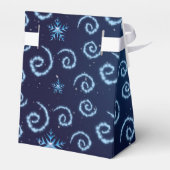 Magische Schneeflocken Winterschneeflocken Gastges Geschenkschachtel (Rückseite)