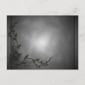 Magische Schwarzkatzenpostkarte Postkarte (Rückseite)