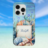 Magische Seascape mit Monogramm der Starfish Musch Case-Mate iPhone Hülle