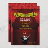 Magische Show-Einladung Einladung (Vorne/Hinten)