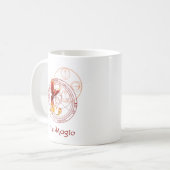 Magische Siegel und Phoenix Kaffeetasse (Vorderseite Links)