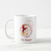 Magische Siegel und Phoenix Kaffeetasse (Links)