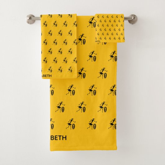 Magische, Silhouette Inspiration Tänze Badhandtuch Set (Insitu)