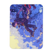 Magische Skateboardfahrt - Skateboarder Magnet (Vertikal)