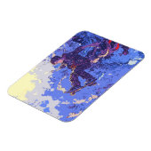 Magische Skateboardfahrt - Skateboarder Magnet (Linke Seite)