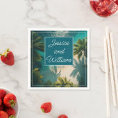 Magische Sommerhochzeit Serviette (Beispiel)