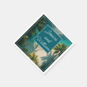 Magische Sommerhochzeit Serviette (Ecke)