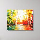 Magische Sommerkunst Leinwanddruck (Vorderseite)
