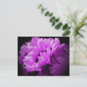 Magische Sonnenblume Save the Date Postkarte (Stehend Vorderseite)