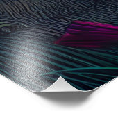 Magische Sonnenuntergangslandschaft abstrakter Sur Fotodruck (Ecke)