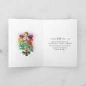 Magische Sparkling Fairy Vintag Baby Shower Einladung (Innenseite)